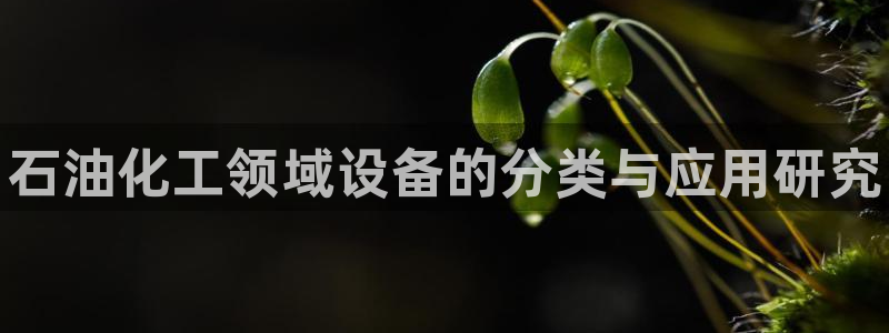门徒平台是什么：石油化工领域设备的分类与应用研究